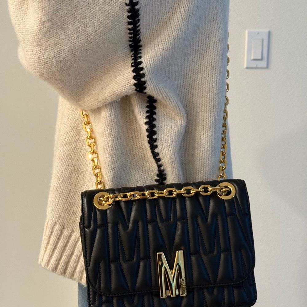 Black Quilted Shoulder Bag